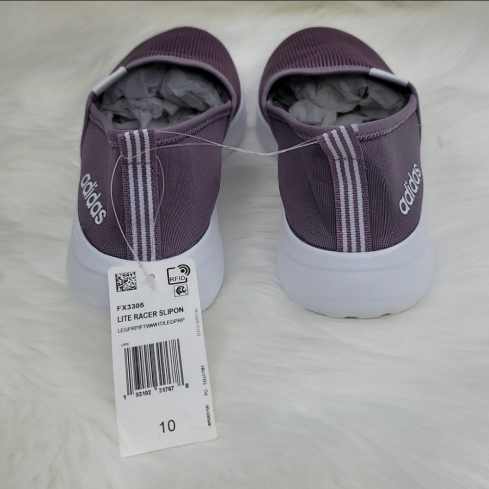 Adidas Lite Racer Slipon Athletic Comfort Sneakers - Picture 11 of 16